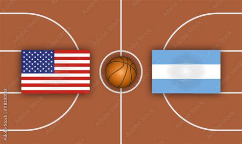 usa vs argentina basketball 2023